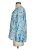 Lilly Pulitzer Blue 3/4 Sleeve Blouse Size S - photo 5
