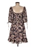 En Saison 100% Polyester Floral Brown Casual Dress Size M - photo 2