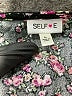 SELF E 100% Rayon Black Long Sleeve Blouse Size L - photo 7