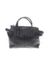 Vince Camuto 100% Leather Solid Black Purple Leather Tote One size - photo 3