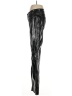 Gap 100% Polyester Metallic Black Faux Leather Pants Size 8 (tall) - photo 5
