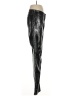 Gap 100% Polyester Metallic Black Faux Leather Pants Size 8 (tall) - photo 4