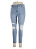 Hollister Hearts Blue Jeans Size 20s - photo 1