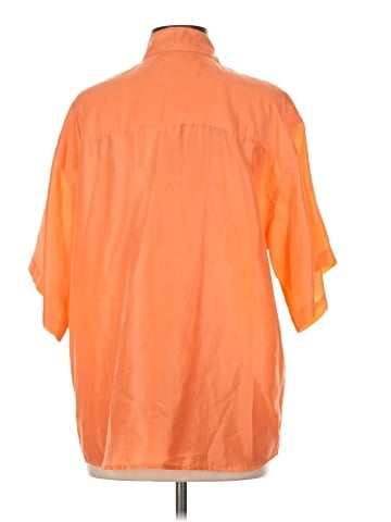 The Limited Short Sleeve Silk Top (view 2)