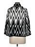 John Paul Richard 100% Acrylic Chevron-herringbone Black Poncho Size M - photo 2