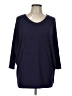 Laila Jayde Purple Blue Pullover Sweater Size L - photo 1