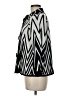 John Paul Richard 100% Acrylic Chevron-herringbone Black Poncho Size M - photo 5