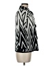 John Paul Richard 100% Acrylic Chevron-herringbone Black Poncho Size M - photo 4