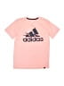 Adidas 100% Recycled Polyester Pink Active T-Shirt Size 10 - 12 - photo 1