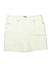 NYDJ Solid Ivory Shorts Size 14 - photo 1