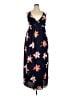 Simplee 100% Polyester Floral Blue Casual Dress Size XXL - photo 1