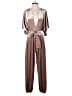 Norma Kamali Metallic Brown Jumpsuit Size M - photo 1
