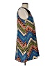Millibon Chevron-herringbone Blue Casual Dress Size L - photo 4