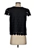 Milly 100% Polyester Black Short Sleeve T-Shirt Size P (petite) - photo 1
