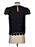 Milly 100% Polyester Black Short Sleeve T-Shirt Size P (petite) - photo 2