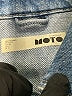 Topshop 100% Cotton Blue Denim Jacket Size 6 - photo 6