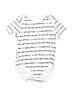 Calvin Klein Print White Short Sleeve Onesie Size 6-9 mo - photo 1