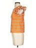 Habitual Orange Short Sleeve Top Size 14 - photo 5