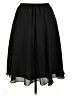 Unbranded 100% Polyester Solid Black Formal Skirt Size 16 - photo 2