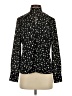 Ecru Black Long Sleeve Blouse Size XS - photo 1