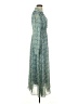 Taylor 100% Polyester Paisley Blue Casual Dress Size S (estimated) - photo 4