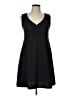 Gerry Solid Black Casual Dress Size L - photo 1