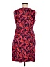 Lands' End 100% Elastane Paisley Red Cocktail Dress Size 16 (petite) - photo 2