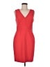 Vince Camuto Solid Red Cocktail Dress Size 8 - photo 1