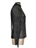 Chelsea28 Metallic Silver Long Sleeve Top Size L - photo 4