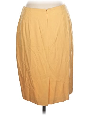 Linda Allard Ellen Tracy Silk Skirt (view 2)