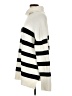 Nine West Stripes Ivory Turtleneck Sweater Size L - photo 5