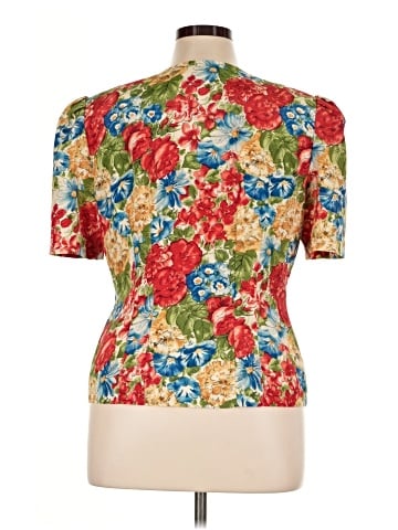 Leslie Fay Short Sleeve Blouse (view 2)