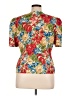 Leslie Fay 100% Polyester Red Short Sleeve Blouse Size 14 - photo 2