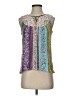 One September 100% Rayon Purple Sleeveless Blouse Size XS - photo 1