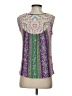 One September 100% Rayon Purple Sleeveless Blouse Size XS - photo 2