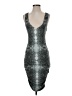 Tart Graphic Silver Cocktail Dress Size XS - photo 1