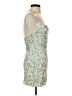 Zara Floral Blue Cocktail Dress Size S - photo 4