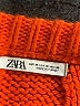 Zara Solid Orange Pullover Sweater Size M - photo 7