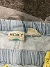 Roxy 100% Cotton Blue Denim Shorts Size 6 - photo 3
