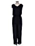 J.Crew 100% Polyester Solid Black Jumpsuit Size M - photo 2