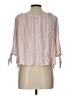 Mustard Seed 100% Rayon Pink 3/4 Sleeve Blouse Size L - photo 2