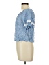 Sam and Jess Blue Short Sleeve Blouse Size L (petite) - photo 5