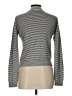 Glassons Stripes Gray Turtleneck Sweater Size L - photo 2