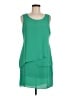 BCBGMAXAZRIA 100% Polyester Solid Green Cocktail Dress Size 6 - photo 1