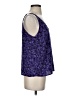 A New Day 100% Polyester Purple Sleeveless Blouse Size S - photo 4