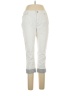 Coldwater Creek Chevron-herringbone Ivory Jeans Size 10 - photo 1