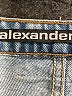 Alexander Wang 100% Cotton Blue Denim Shorts Size 26 waist - photo 3