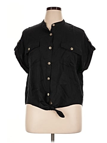 Philosophy Republic Clothing Short Sleeve Blouse (view 1)