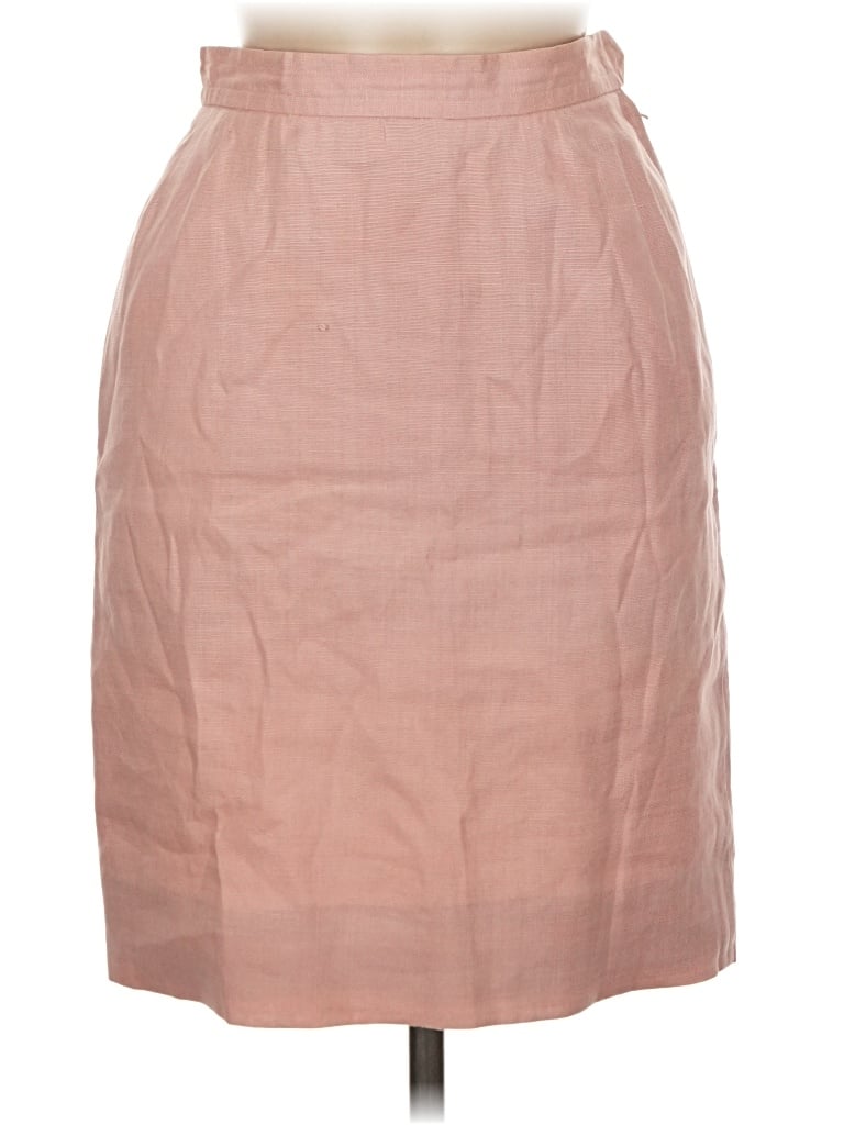 Pre-owned Yves Saint Laurent Rive Gauche Formal Skirt In Tan