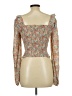 Mittoshop 100% Polyester Ivory Long Sleeve Blouse Size L - photo 2